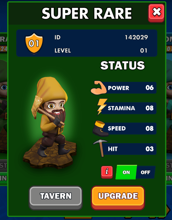 Gnome Mines ステータス